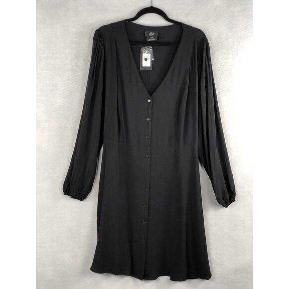CCX women’s Size L/20 Relax Me Dress Black NEW - Picture 1 of 7